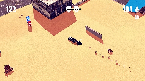 画像ギャラリー No.002のサムネイル画像 / ラジコン感覚で楽しめるカーチェイスゲーム「Fury Roads Survivor」を紹介する「(ほぼ)日刊スマホゲーム通信」第1360回