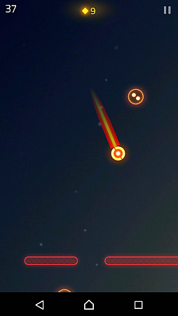 画像ギャラリー No.008のサムネイル画像 / デッドラインから逃げ続けるタップアクションゲーム「FallDown! Deluxe」を紹介する「（ほぼ）日刊スマホゲーム通信」第1362回