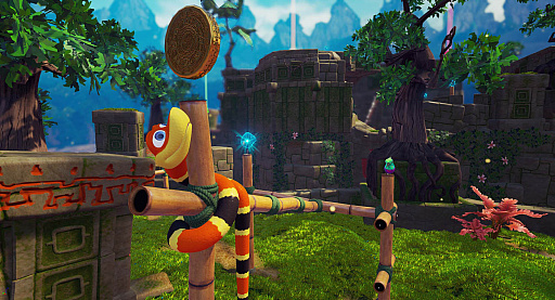 画像ギャラリー No.006のサムネイル画像 / 新感覚アクション「スネークパス」の配信開始が2018年10月25日に決定。ヘビ的思考を駆使して,障害物をニョロニョロと越えていこう