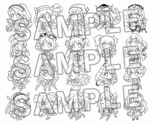 画像ギャラリー No.001のサムネイル画像 / 歴代「アトリエ」シリーズヒロインの「メタルチャームセット」,受注受付が本日開始