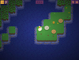 画像ギャラリー No.006のサムネイル画像 / 可愛らしい見た目とは裏腹に歯応え抜群。iOS向けアクションパズル「King Rabbit」を紹介する「（ほぼ）日刊スマホゲーム通信」第1371回