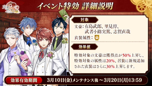 画像ギャラリー No.004のサムネイル画像 / 「文豪とアルケミスト」, イベント“調査任務『白樺芸術よもやま話』”を開催