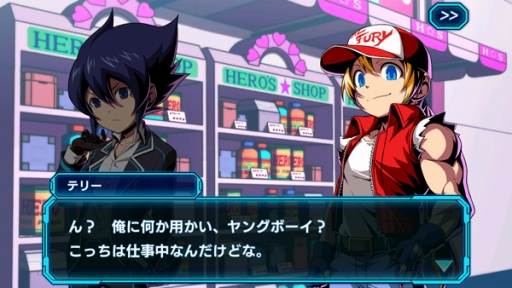 画像ギャラリー No.003のサムネイル画像 / 「君はヒーロー」で「餓狼伝説」コラボ開催。ログインで「テリー・ボガード【初代】」がもらえる