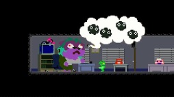 画像ギャラリー No.002のサムネイル画像 / 横スクロールACT「ケロブラスター」,PS4向けに配信がスタート