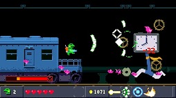 画像ギャラリー No.003のサムネイル画像 / 横スクロールACT「ケロブラスター」,PS4向けに配信がスタート