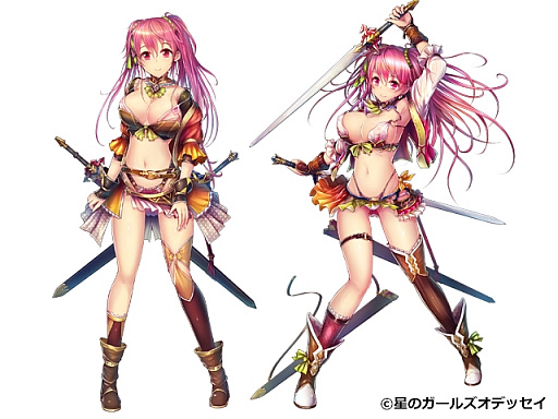 画像ギャラリー No.004のサムネイル画像 / 「星のガールズオデッセイ」,桜咲千依さんが歌う主題歌「Beautiful Answer」が聞けるプロモーションムービーが公開。事前登録の追加報酬も