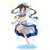 画像ギャラリー No.002のサムネイル画像 / ヘスティアたちが水着姿で登場。「ダンメモ」水着イベントがスタート