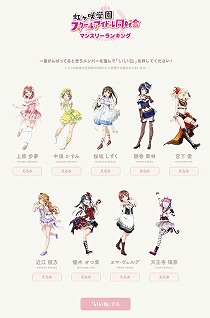 画像ギャラリー No.016のサムネイル画像 / 「ラブライブ!スクフェス ALL STARS」,マンスリーランキングの結果が発表