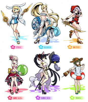 画像ギャラリー No.003のサムネイル画像 / 「エアリアルレジェンズ」,シーズン限定の水着キャラクターが登場