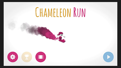 カメレオンのように色を変えて突っ走る スマートフォン向けアクションゲーム Chameleon Run を紹介する ほぼ 日刊スマホゲーム通信 第1393回