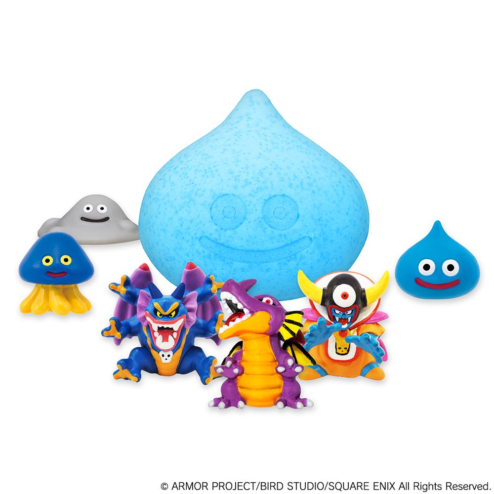 入浴剤からフィギュアが出てくる「ドラゴンクエスト バスボール