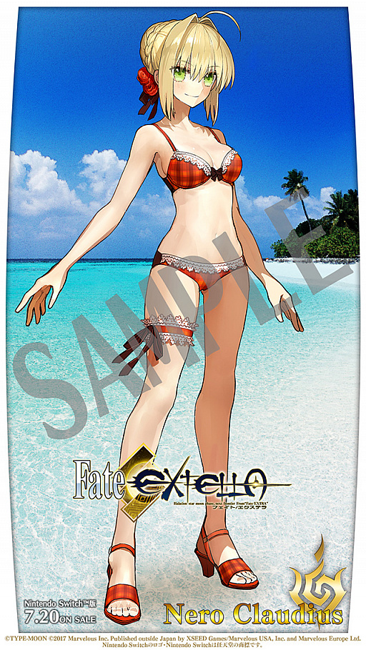 画像ギャラリー No.002のサムネイル画像 / Switch版「Fate/EXTELLA」のオリジナル壁紙プレゼントキャンペーンが開催