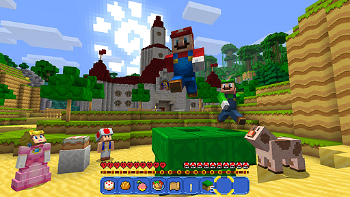Nintendo Switch版 Minecraft が5月12日より配信へ 画面分割での4人プレイに対応 スーパーマリオ マッシュアップパック の収録も