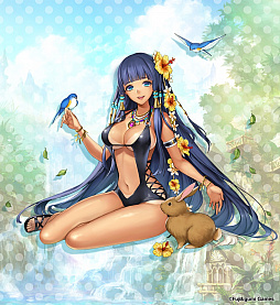 画像ギャラリー No.002のサムネイル画像 / 「ファントム オブ キル」,海上編ユニット「キル姫水着図鑑」で4人の水着キャラ情報が公開