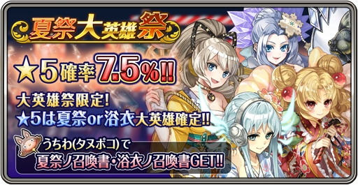 画像ギャラリー No.013のサムネイル画像 / 「ワールドクロスサーガ」の夏祭りキャンペーン。浴衣キャラが続々登場