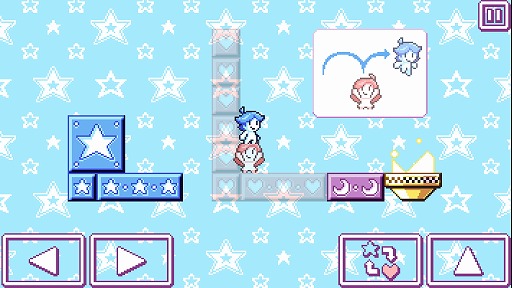 画像ギャラリー No.004のサムネイル画像 / キャラを切り替えながらゴールを目指すアクションパズルゲーム。「Heart Star」を紹介する「(ほぼ)日刊スマホゲーム通信」第1400回