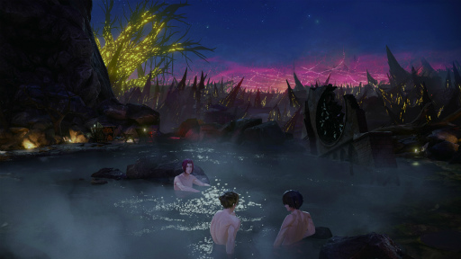 画像集 No.011のサムネイル画像 / 「CODE VEIN」登場キャラクター達が身体を癒やし，物思いに耽る“温泉”の最新ビジュアルが公開