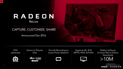 画像ギャラリー No.016のサムネイル画像 / AMD,第2世代Polarisベースの「Radeon RX 500」シリーズを発表。RX 400シリーズを置き換えるミドルクラスおよびエントリー市場向け