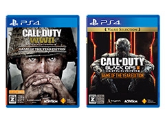 PS4「Call of Duty」，7月4日発売「WW2 GOTYエディション」「BO3 GOTYエディション Value Selection」の予約受付が本日スタート