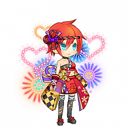 画像ギャラリー No.002のサムネイル画像 / 「アバターメイト」,イベント「納涼!真夏の花火大会」が開催