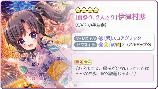 画像ギャラリー No.005のサムネイル画像 / 「Re:ステージ!」に,誕生日限定の「Happy Birthday-伊津村紫-」が登場