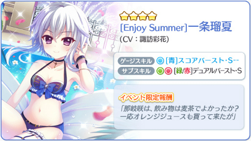 ���������꡼ No.003�Υ���ͥ������ / �֥ꥹ�ƥåס�Do it!!SeasidePARTY!! II�����ﳫ��