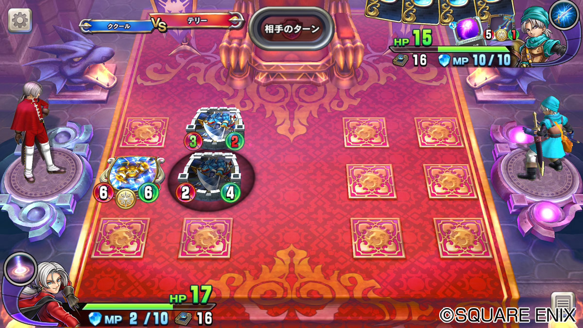画像集 005 ドラゴンクエストライバルズ レジェンドレア アクバー を先行公開 アクバーが場にいる