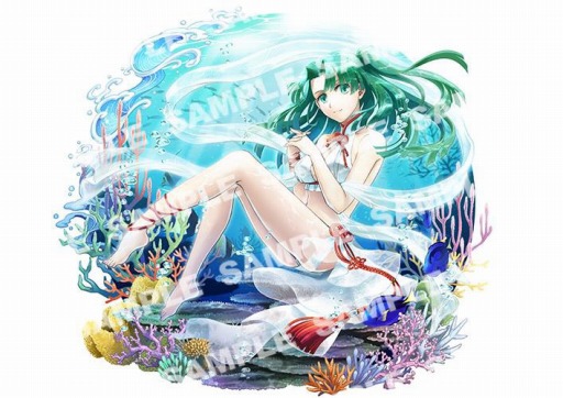 画像ギャラリー No.001のサムネイル画像 / 「式神の城 NFTアート プロジェクト」が始動。第1弾は結城小夜の水着バージョン