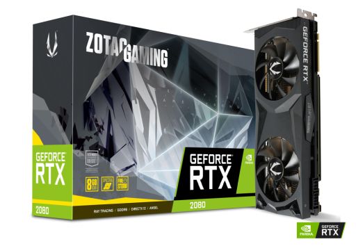 オリジナルクーラー搭載でリファレンスクロックのzotac製rtx 2080カードが登場 クロックアップ仕様のgtx 1660 Tiカードも