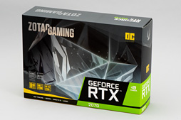 画像集#057のサムネイル/「ZOTAC GAMING GeForce RTX 2070 OC MINI」を試す。ちょっと短尺RTX 2070カードは消費電力の低さと動作の静かさに注目したい