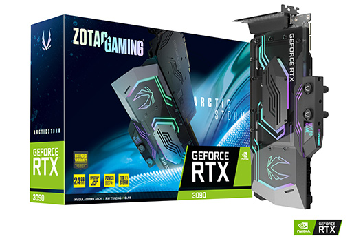 画像ギャラリー No.002のサムネイル画像 / ZOTAC,液冷仕様のRTX 3090搭載カードなど,GeForce RTX 30搭載カード計3製品を本日発売