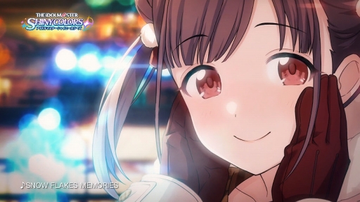 画像ギャラリー No.001のサムネイル画像 / 「シャニマス」，楽曲「SNOW FLAKES MEMORIES」が流れる宣伝カーが走行中