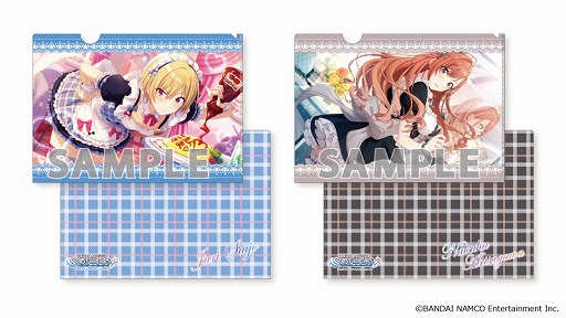 画像ギャラリー No.002のサムネイル画像 / 「シャニマス」,クリアファイルセット 西城樹里&有栖川夏葉 メイドVer.が10月に発売