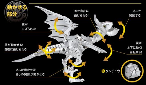 モンハン シリーズのメタル工作キットに イャンクック が登場