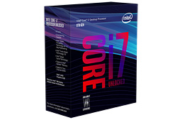 画像集 No.008のサムネイル画像 / Intel，最大で6コア12スレッド対応を実現するデスクトップPC向け第8世代Coreプロセッサ発表