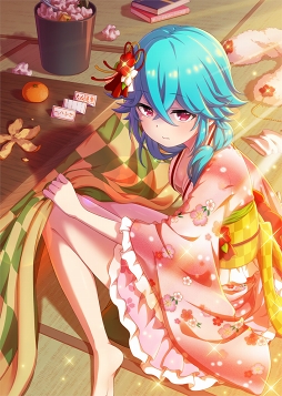 画像ギャラリー No.009のサムネイル画像 / 「プロジェクト東京ドールズ」，復刻URカード【晴れ着[2018]】が登場