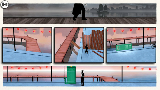 画像ギャラリー No.005のサムネイル画像 / エージェントの前日譚が描かれる,iOS向けパズルゲーム「FRAMED 2」を紹介する「(ほぼ)日刊スマホゲーム通信」第1453回