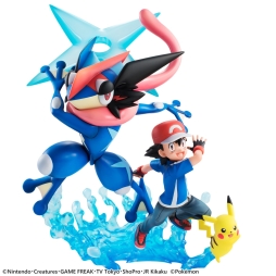 アニメ ポケモン のサトシ ピカチュウ サトシゲッコウガがフィギュアに 予約受付開始