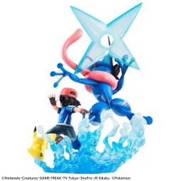 アニメ ポケモン のサトシ ピカチュウ サトシゲッコウガがフィギュアに 予約受付開始