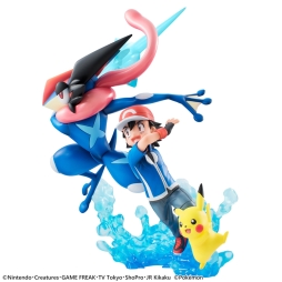 アニメ ポケモン のサトシ ピカチュウ サトシゲッコウガがフィギュアに 予約受付開始