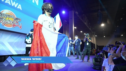 画像集#004のサムネイル/［EVO2022］「ドラゴンボール ファイターズ」部門優勝はフランスのWawa選手。ワールドツアー優勝に続き，ビッグタイトルを獲得