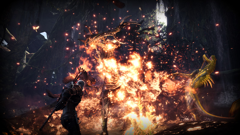 画像集 006 Monster Hunter World イベントクエスト 依頼 森の精霊 が配信 報酬で ウィッチャー3 のコラボ装備が生産可能に