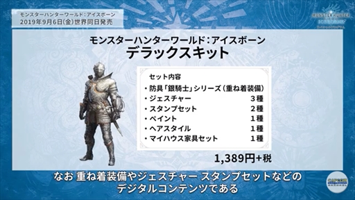 ���������꡼ No.023�Υ���ͥ������ / ��MONSTER HUNTER WORLD:ICEBORNE�פΥ��ڥ����ץ�����ब�ۿ����ᥤ���󥹥����֥������륫���ʡפ俷���������ʤɤ�����Ϫ��