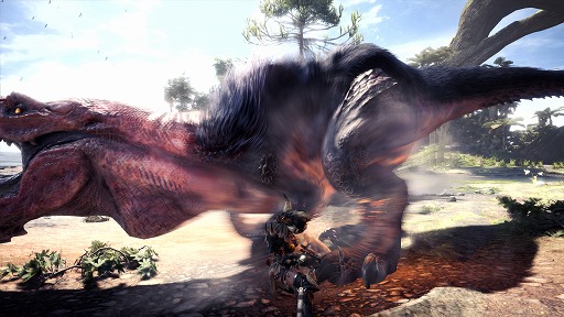 画像ギャラリー No.003のサムネイル画像 / 「MONSTER HUNTER WORLD: ICEBORNE」,新アクションの紹介動画が公開。今回はスラッシュアックスや弓など6つの武器種を一挙に