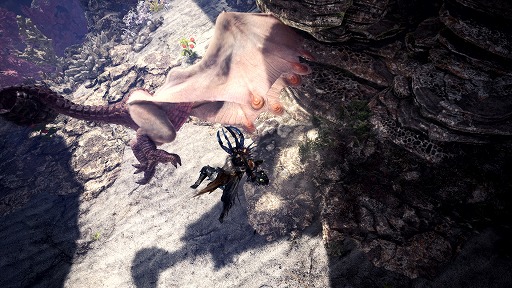 画像ギャラリー No.004のサムネイル画像 / 「MONSTER HUNTER WORLD: ICEBORNE」,新アクションの紹介動画が公開。今回はスラッシュアックスや弓など6つの武器種を一挙に