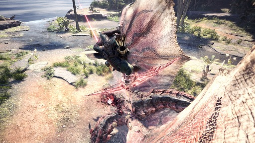 画像ギャラリー No.008のサムネイル画像 / 「MONSTER HUNTER WORLD: ICEBORNE」,新アクションの紹介動画が公開。今回はスラッシュアックスや弓など6つの武器種を一挙に