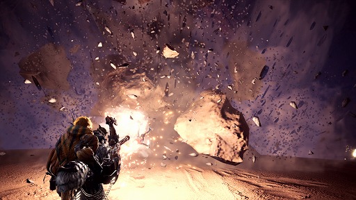 画像ギャラリー No.010のサムネイル画像 / 「MONSTER HUNTER WORLD: ICEBORNE」,新アクションの紹介動画が公開。今回はスラッシュアックスや弓など6つの武器種を一挙に