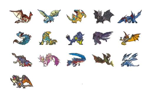 画像ギャラリー No.002のサムネイル画像 / 「モンスターハンター」15周年記念。UHA味覚糖の「さけるグミ」とのコラボ商品が6月24日に発売