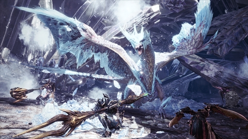 ���������꡼ No.002�Υ���ͥ������ / ��MONSTER HUNTER WORLD: ICEBORNE�פ�����ȯ�䡣��ë���󥿡��������̵����Ǽ»ܤ��줿���꡼�ƥ��󥰤����ͤ��Ϥ�