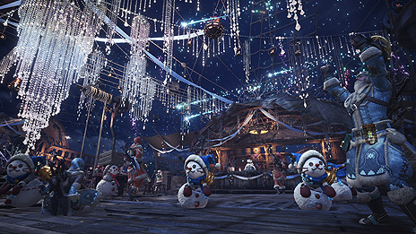 画像ギャラリー No.006のサムネイル画像 / PS4「MHW: ICEBORNE」でアステラ祭【煌めきの宴】とセリエナ祭【万福の宴】が本日より開催。受付嬢着せ替え衣装などのDLCも登場